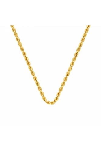 Altın Sepeti Burma Halat Zincir 65 cm