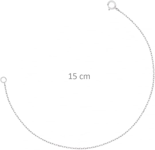 Altın Sepeti Gümüş 15 cm Kolye Ek Zinciri