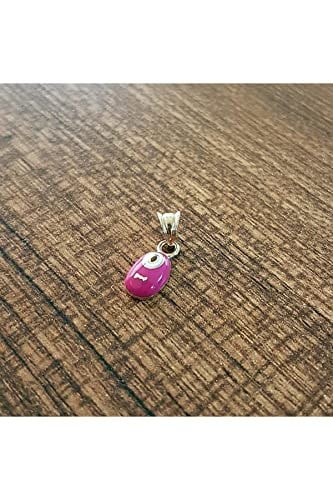 Altın Sepeti Pembe Patik Kolye