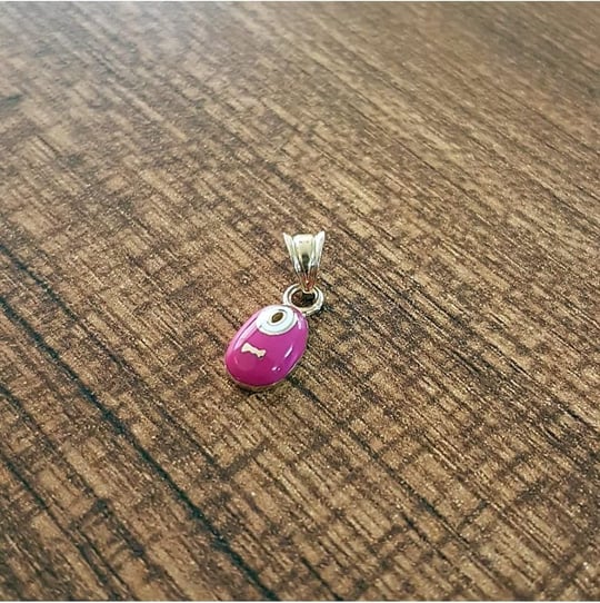 Altın Sepeti Pembe Patik Kolye