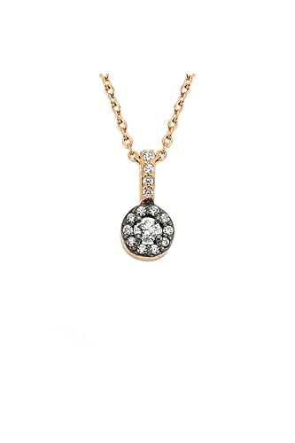 Altın Sepeti Rose Elmas Modeli Mini Kolye