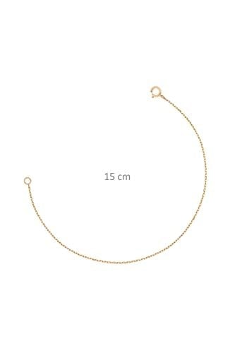 Altın Sepeti Rose Gümüş 15 cm Kolye Uzatma Zinciri