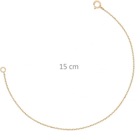 Altın Sepeti Rose Gümüş 15 cm Kolye Uzatma Zinciri
