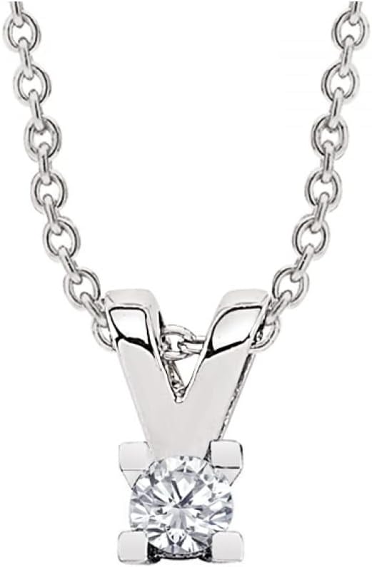 Altın Sepeti Tektaş Pırlanta Kolye 0,12 ct