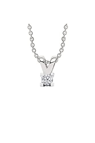 Altın Sepeti Tektaş Pırlanta Kolye 0,12 ct