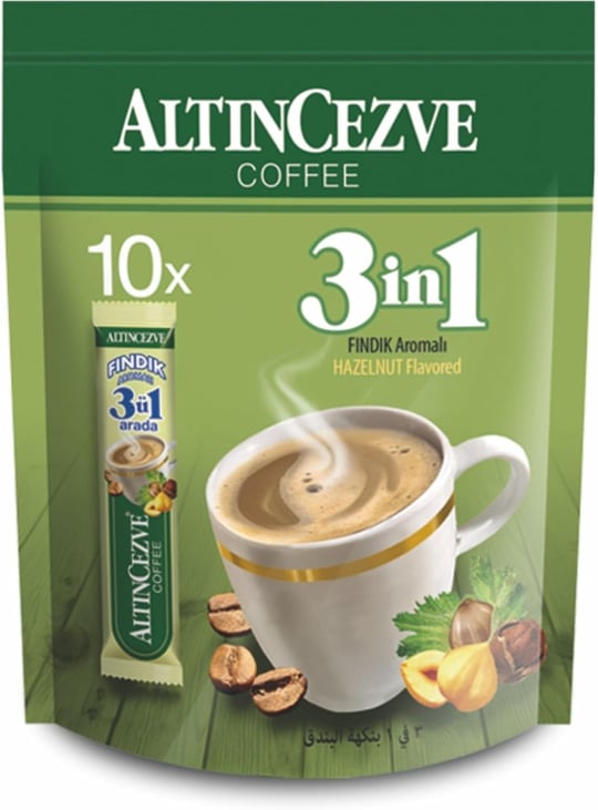 Altıncezve 3ü1 Arada Üçü Bir Arada Fındıklı 10lu Paket (Tek İçimlik) – 15 Gr x 10 Adet