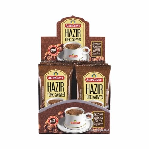 Altıncezve Hazır Türk Kahvesi Sade Tek Kullanımlık 20li Paket
