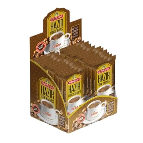 Altıncezve Hazır Türk Kahvesi Sade Tek Kullanımlık 20li Paket