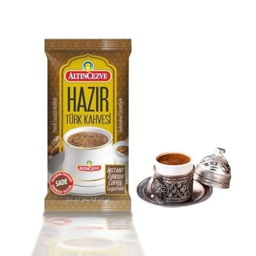Altıncezve Hazır Türk Kahvesi Sade Tek Kullanımlık 20li Paket