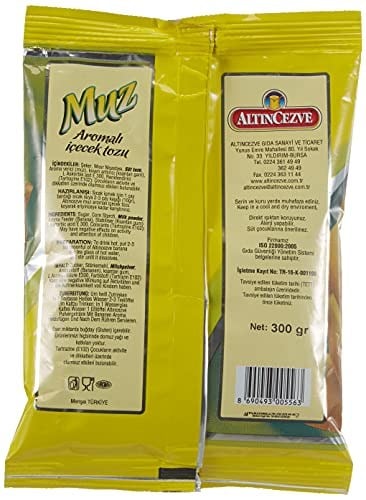 Altıncezve Muz Aromalı İçecek Tozu 250 Gr 2li paket