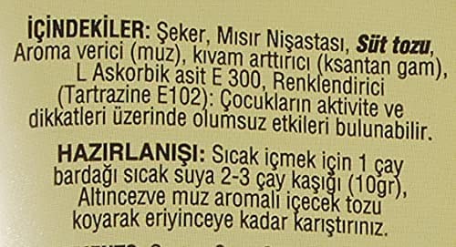 Altıncezve Muz Aromalı İçecek Tozu 250 Gr 2li paket