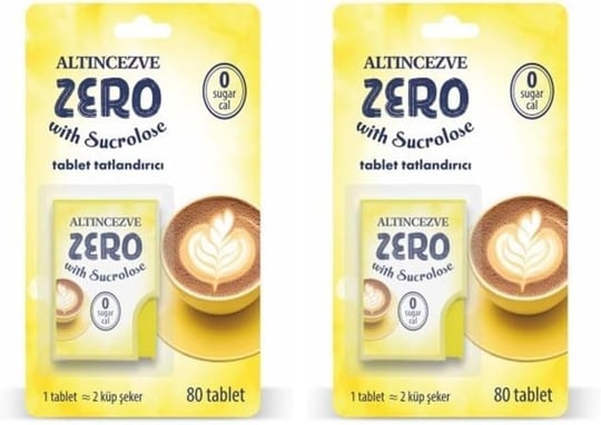 Altıncezve Zero Tablet Tatlandırıcı 80 Tablet (2 paketi)