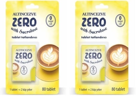 Altıncezve Zero Tablet Tatlandırıcı 80 Tablet (2 paketi)