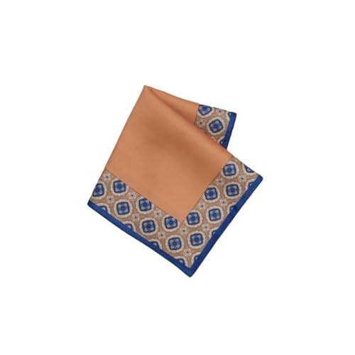 ALTINYILDIZ CLASSICS Desenli Lacivert-Kahve Klasik Mendil