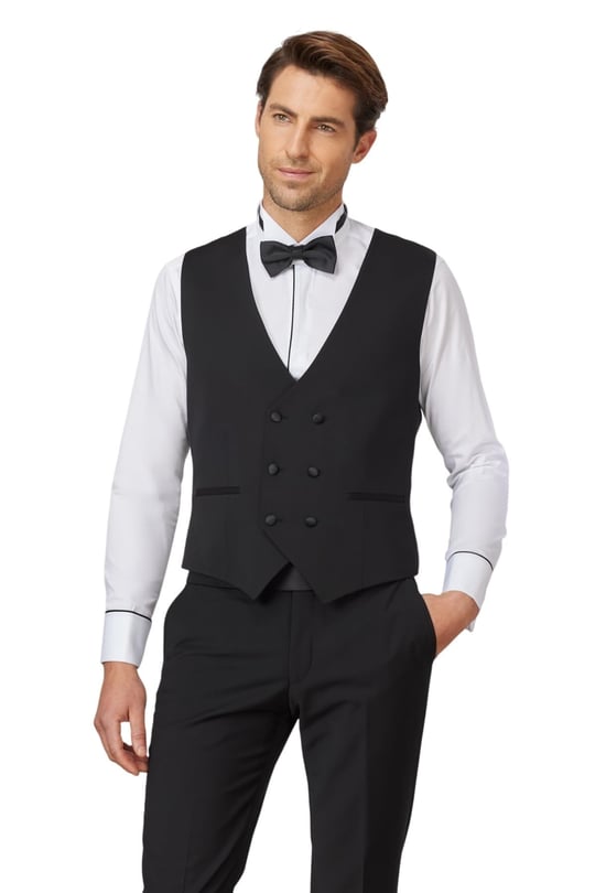 ALTINYILDIZ CLASSICS Slim Fit Dar Kesim V Yaka Desenli Klasik Yelek