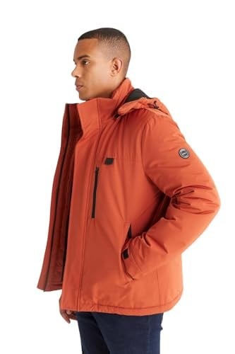 ALTINYILDIZ CLASSICS Standart Fit Normal Kesim Kapüşonlu Mont, 4A0824100003