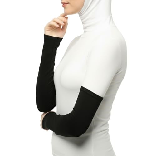 Altobeh Boncuklu Pratik Tesettür Inci Kolluk Penye Namaz Kolluğu -, T580