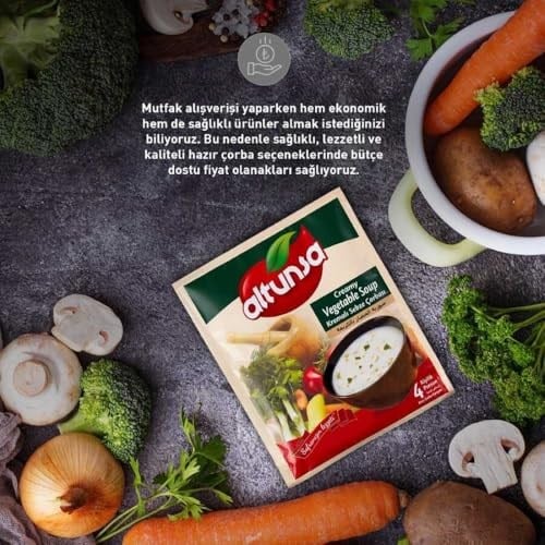 Altunsa Hazır Çorba Kremalı Sebze 6 lı 60 G