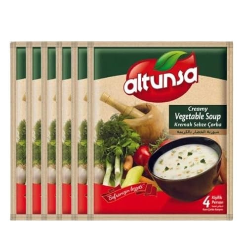 Altunsa Hazır Çorba Kremalı Sebze 6 lı 60 G