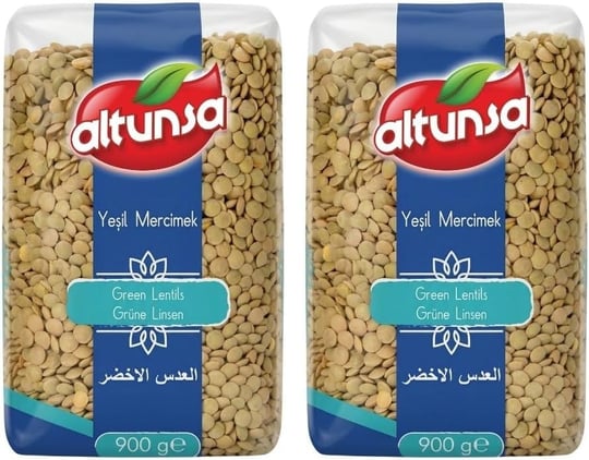 Altunsa Yeşil Mercimek Yerli 900 G X 2 Adet