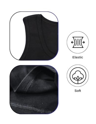 ALYA UNDERWEAR Erkek Çocuk, Pamuklu Ribana Kumaş Atlet, Oval Yaka 3lü Paket - Seçenekler: 13-14 Yıl, 11-12 Yıl, 9-10 Yıl, 7-8 Yıl, 5-6 Yıl, 3-4 Yıl