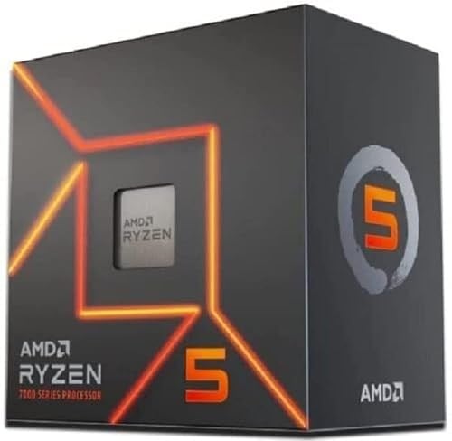AMD Ryzen™ 5 7600 Masaüstü İşlemci (6 çekirdekli/12 dişli, 38 MB önbellek, maksimum 5,1 GHz)