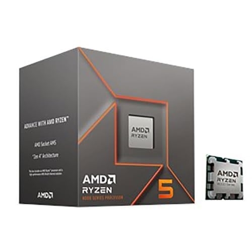 AMD Ryzen 5 8400F 4.2GHz (Turbo 4.4GHz) 6 Core 12 Threads 16MB Cache AM5 İşlemci, 100-100001591BOX