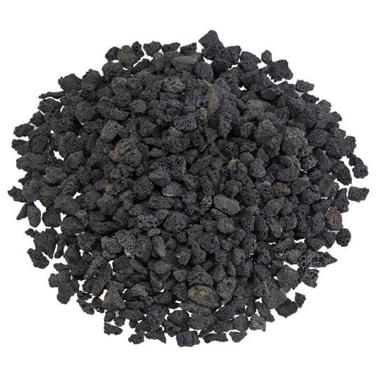 American Fire Glass Lava Kayası, Gözenekli Doğal, 6-13 mm Kalınlık, 4.5 kg, Siyah