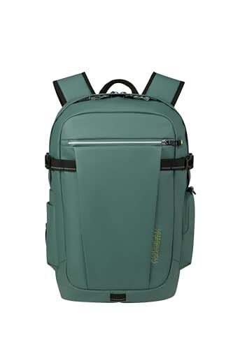 American Tourister Unisex Yetişkin Sırt Çantası, DARK FOREST, 17,3 İnç