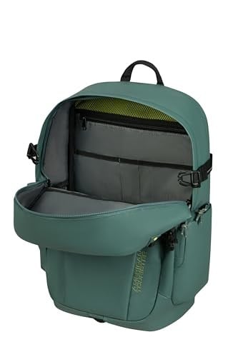 American Tourister Unisex Yetişkin Sırt Çantası, DARK FOREST, 17,3 İnç