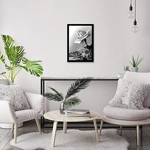 Americanflat Cilalı Pleksiglas ile 12x18 Poster Çerçevesi - Epik Koleksiyon - Ahşap Galeri Duvar Çerçeveleri - Duvar Ekranı için Fotoğraf Çerçevesi - Siyah