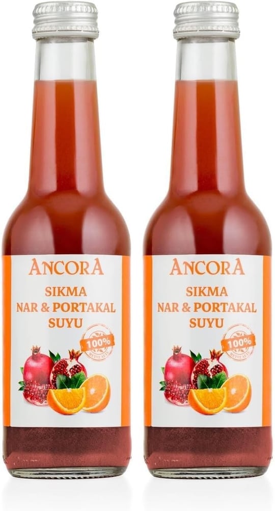 Ancora Nar Portakal Suyu 250 Mililitre 2li paket