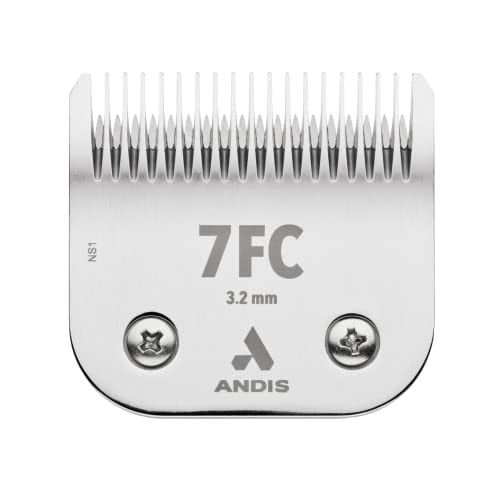 Andis 72600 UltraEdge Sökülebilir Karbon İnfüze Çelik Köpek Kesme Bıçağı, Boyut-7FC, 1/8-İnç Kesim Uzunluğu