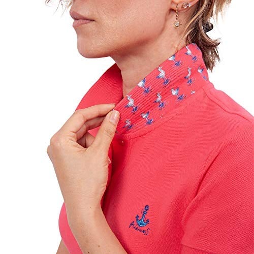 Anemoss Kadın Polo Yaka T-Shirt,%100 pamuk,Yumuşak Doku, Classic Fit Kalıp,Kısa Kollu