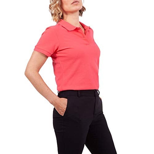 Anemoss Kadın Polo Yaka T-Shirt,%100 pamuk,Yumuşak Doku, Classic Fit Kalıp,Kısa Kollu