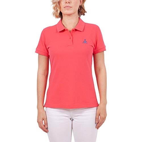 Anemoss Kadın Polo Yaka T-Shirt,%100 pamuk,Yumuşak Doku, Classic Fit Kalıp,Kısa Kollu