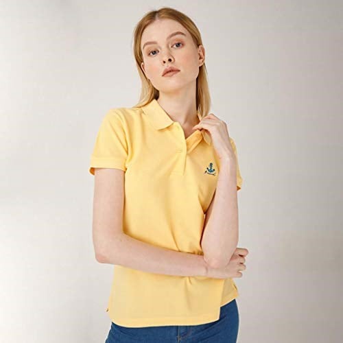 Anemoss Yengeç Kadın Polo Yaka T-Shirt