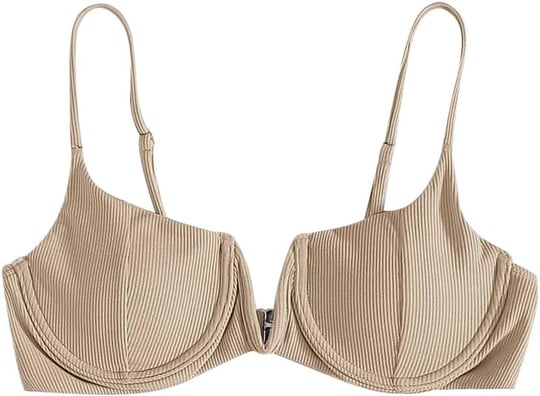 Angelsin V Göğüs Dekolteli Bikini Üstü