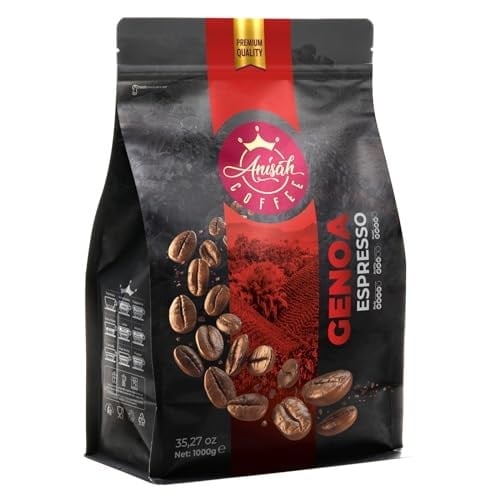 Anisah Coffee Genoa Espresso Çekirdek Kahve 1000gr