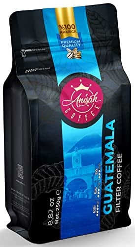 Anisah Coffee Guatemala Çekirdek Filtre Kahve 250gr