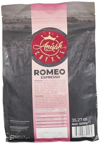 Anisah Coffee Romeo Espresso Çekirdek Kahve 1000gr