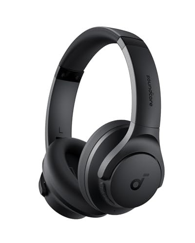 Anker soundcore Q20i Kulak Üstü Bluetooth Kulaklık, Hibrit Aktif Gürültü Engelleme, 40 Saat Çalma Süresi, Yüksek Çözünürlüklü Ses, Derin Bas, Uygulama Üzerinden Kişiselleştirme, Siyah - A3004