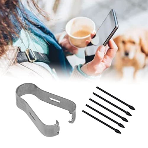 Annadue Tab S6/S7/S7+/S6 lite/Note10/Note 5G/Note10+/Note10+ 5G/Note20 için 5 Adet Yedek Dokunmatik Kalem Uçları S Kalem Uçları, Kaldırma Cımbızlı (siyah)
