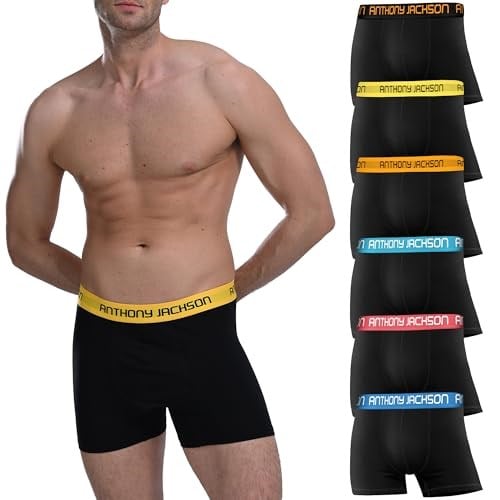 Anthony Jackson Likralı 6lı Kutu Premium Erkek Boxer Color