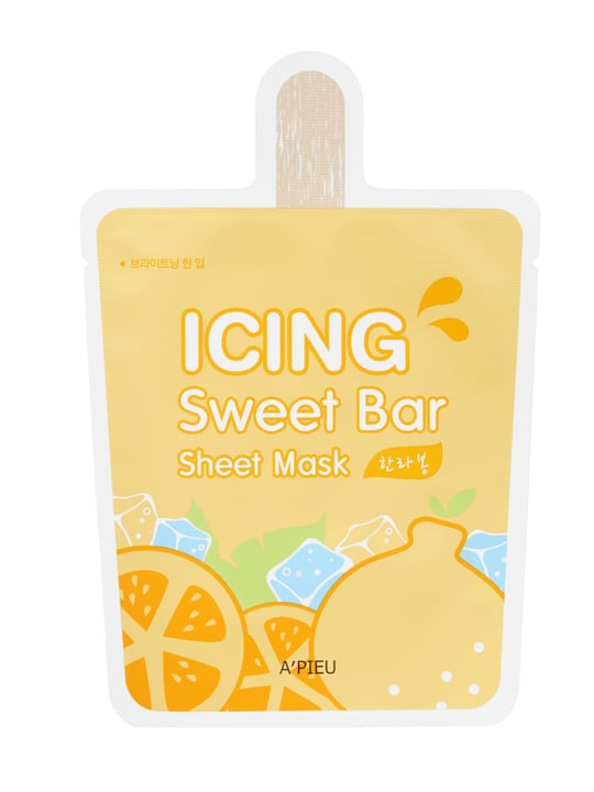 APIEU Portakal İçerikli Aydınlatıcı, Ferahlatıcı Maske APIEU Icing Sweet Bar Sheet Mask (Hanrabong)