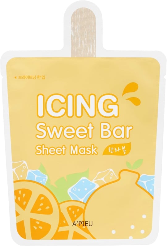 APIEU Portakal İçerikli Aydınlatıcı, Ferahlatıcı Maske APIEU Icing Sweet Bar Sheet Mask (Hanrabong)