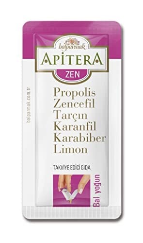 Apitera Zen 7 g x 7 Adet (Zencefil, Propolis, Tarçın, Karanfil, Karabiber, Limon, Bal)