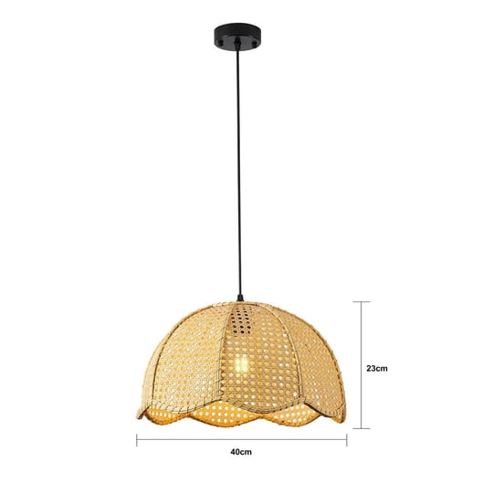 Apliqa Alvise Tekli Hazeran Model Rattan Modern Tasarım Oturma Odası Avize