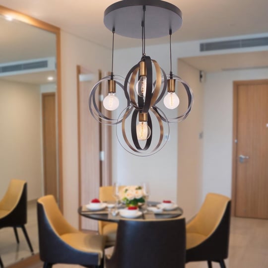 Apliqa Avanos 4lü Modern Retro Sarkıt Mutfak Salon Avize