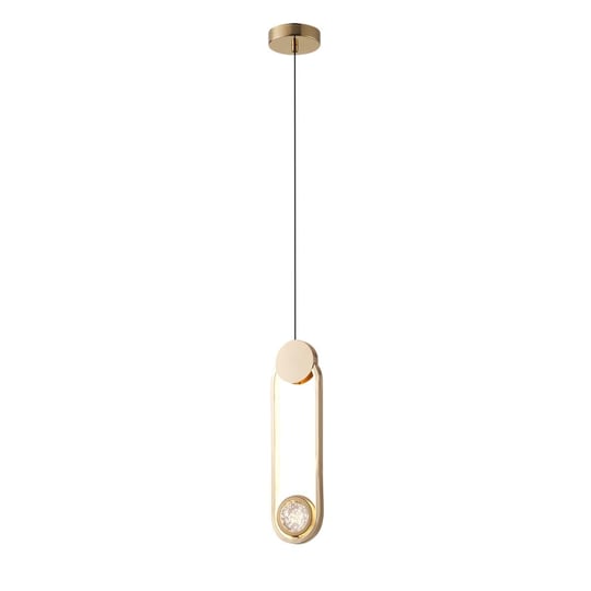 Apliqa Beckett Tekli 12 Watt Gold Sarkıt 3 Renkli Led Avize